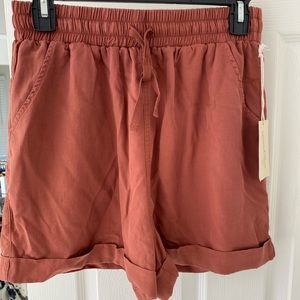 Universal thread high waisted paper bag shorts